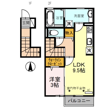 D-room ANNEX21の間取り