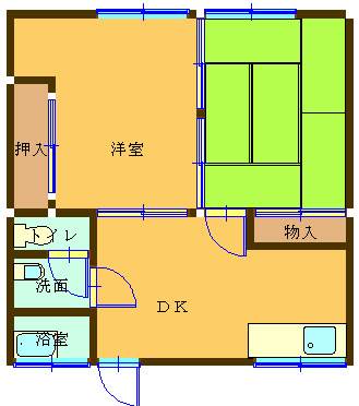 サニーヒルズの間取り