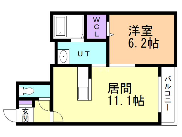 函館市昭和のマンションの間取り