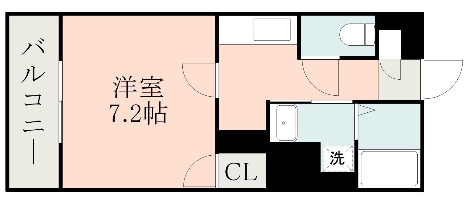 鹿児島市新栄町のマンションの間取り