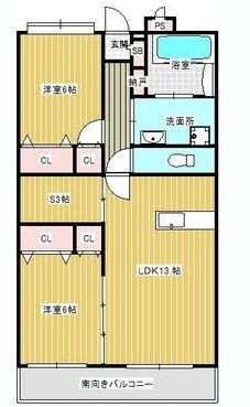 静岡市葵区柳町のマンションの間取り