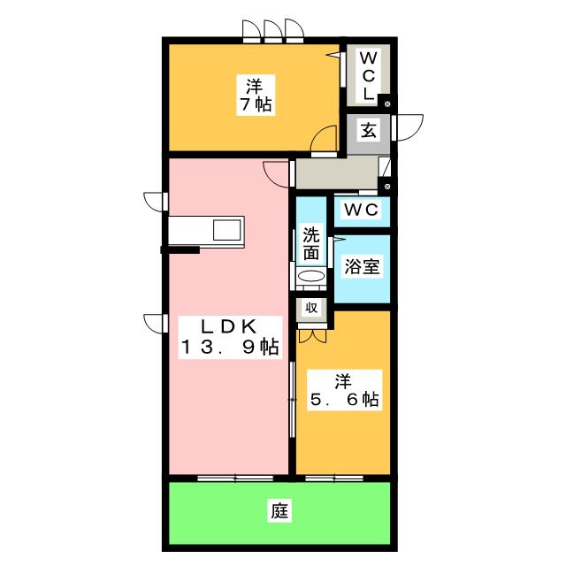 リヴェールの間取り