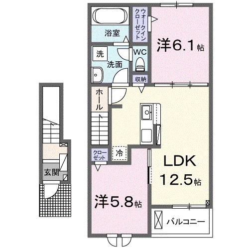 ルシア　IIの間取り