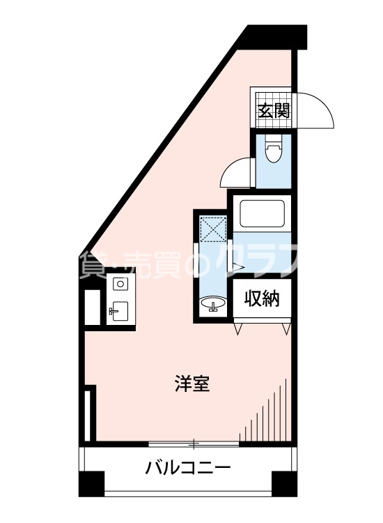 祐伸平尾ビルの間取り