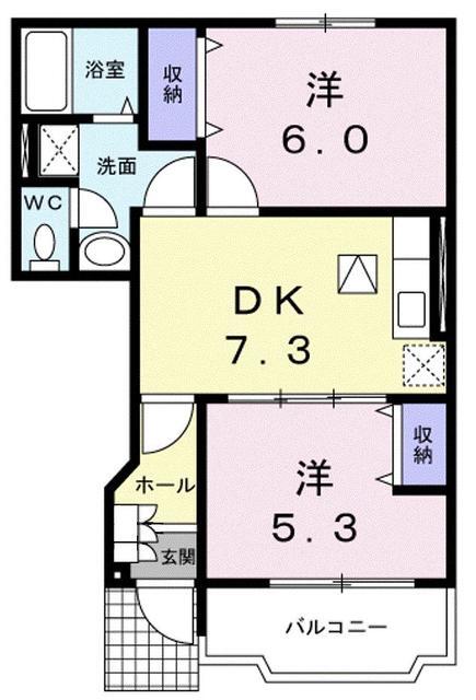 グリーンフィール２００１の間取り