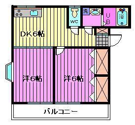 コリンヌ白幡の間取り