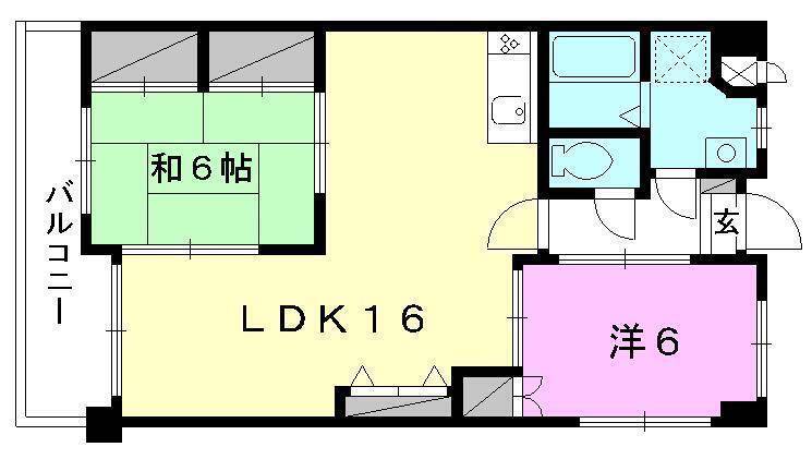 衣山大東ビルの間取り