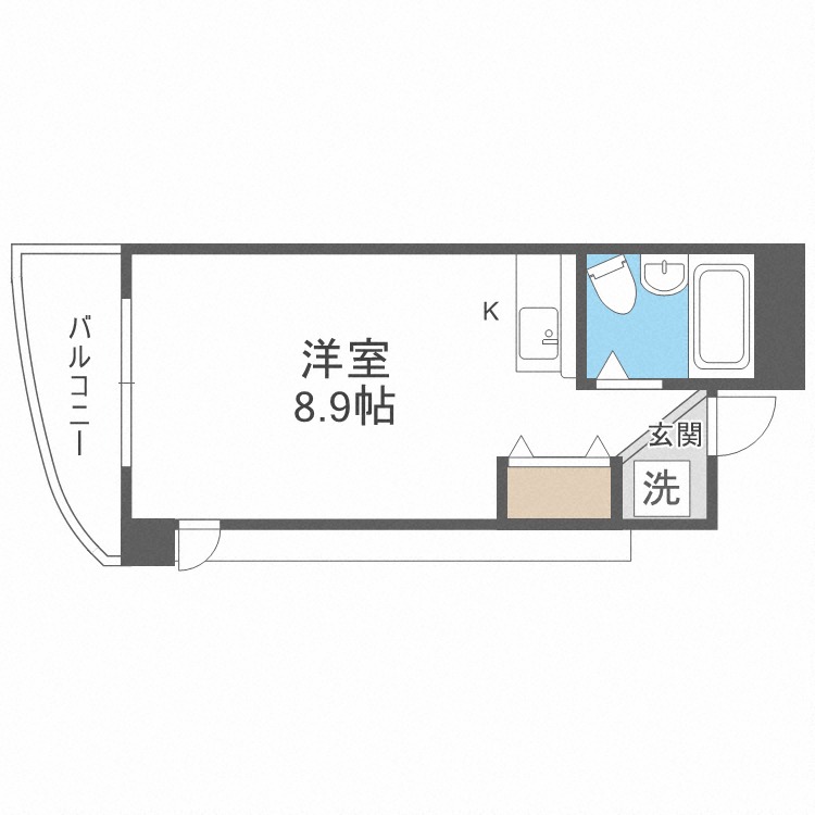 ソシエ山鼻の間取り