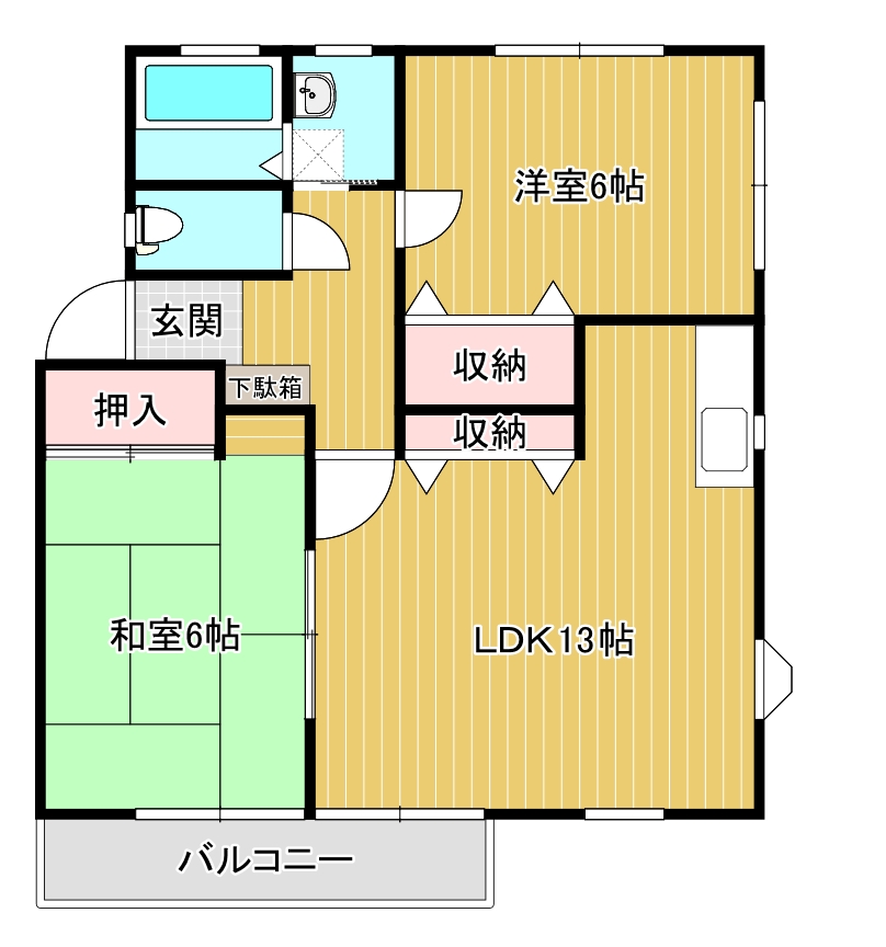 グリーンヒル吉野の間取り