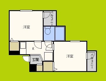 新北島一番館の間取り