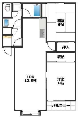 メモリー吉浦の間取り