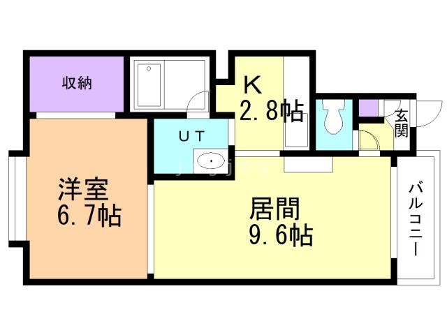 【ノーベルマンションの間取り】