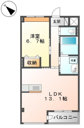 グランディールマンションの間取り