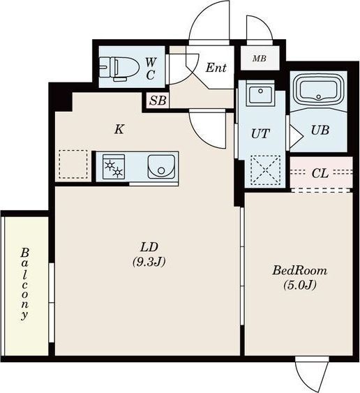 ガーデンストーンＡ１－２の間取り