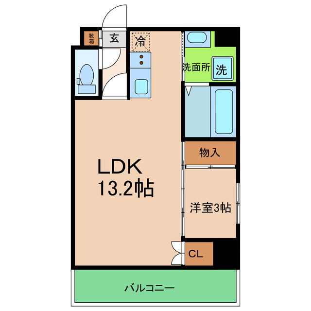 メルベーユ丸の内の間取り