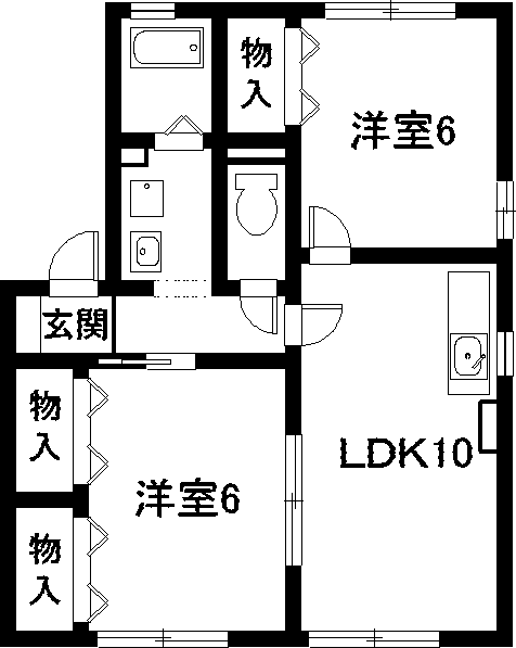 オーチャードタウン　Ｃ棟の間取り