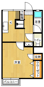 ドミール新須賀の間取り