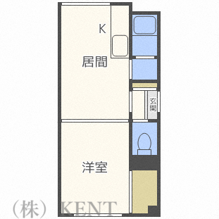 アーバン西町南の間取り