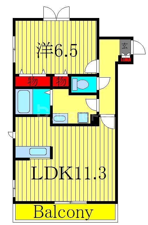 Maisond`ｏｒ　KAMEARI EASTの間取り