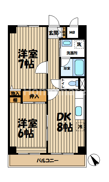 日野インタービルの間取り