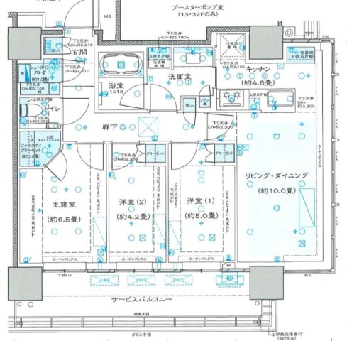 ザ ヨコハマ フロント タワーの間取り