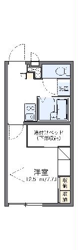 レオパレスルーナの間取り