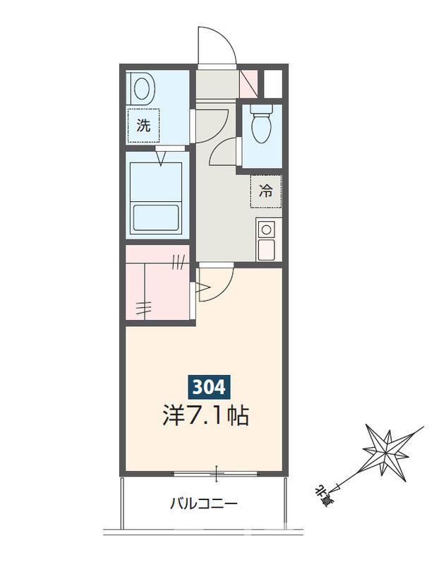 MELDIA京成津田沼IIの間取り