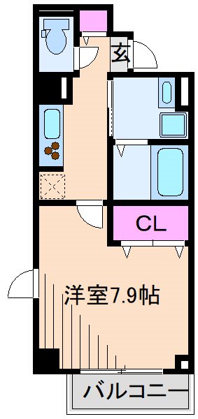 プラム平間の間取り