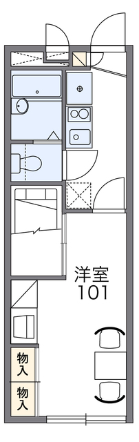 レオパレスアネモスの間取り