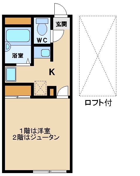 東久留米市新川町のマンションの間取り