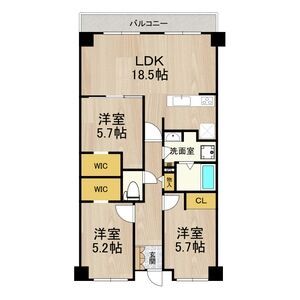 PHOENIX COURT 交野Iの間取り