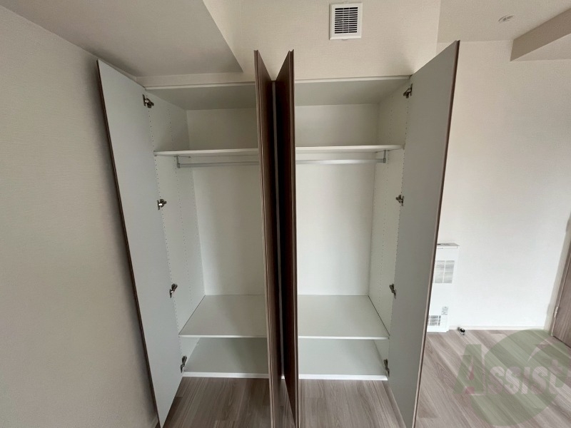 収納　収納もバッチリあるのでお部屋が片付きますよ！