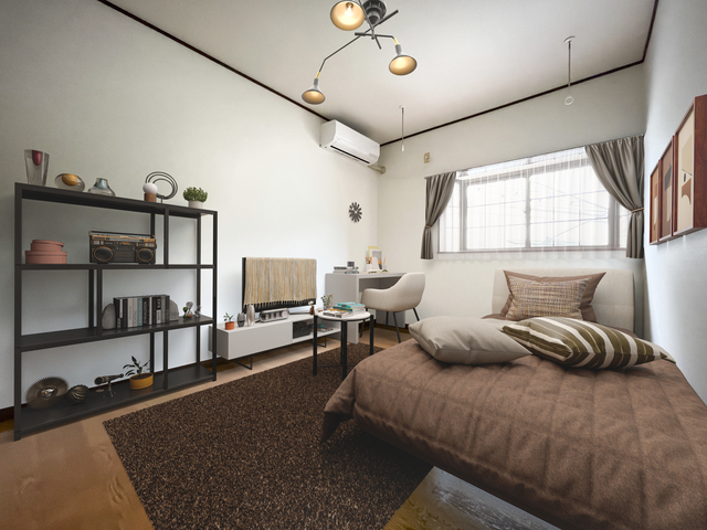 居室・リビング　こちらの家具はＣＧです。家具付きではございません。