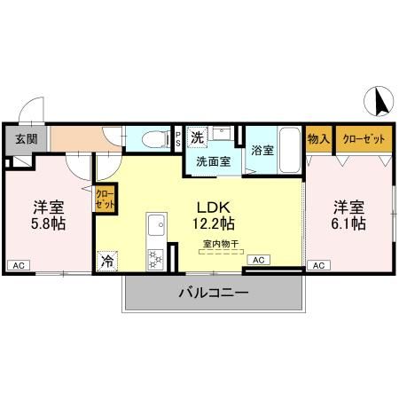Erbe（エルベ）の間取り