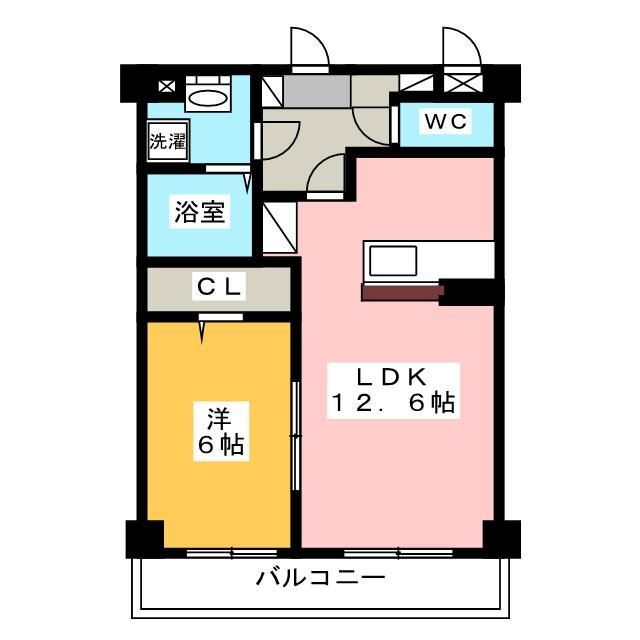 パークサイド中田IIの間取り