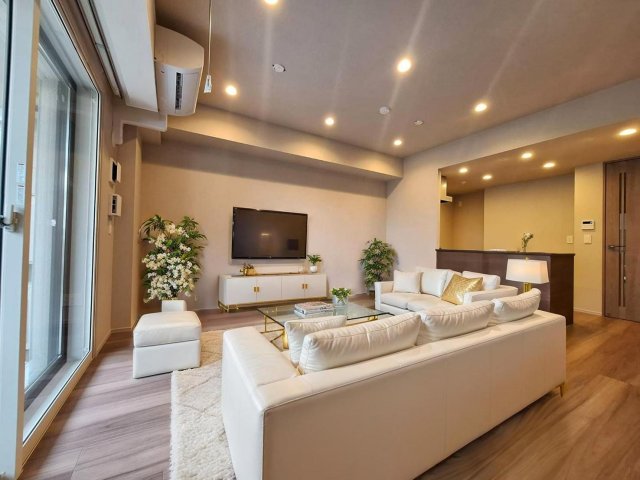 居室・リビング　CG家具のため実際は家具がつきません