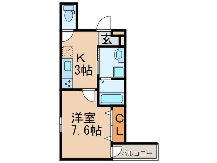 フジパレス我孫子前II番館の間取り写真