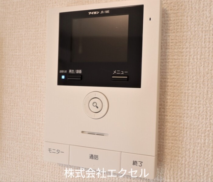 セキュリティ　来訪者の姿ご確認いただけます。