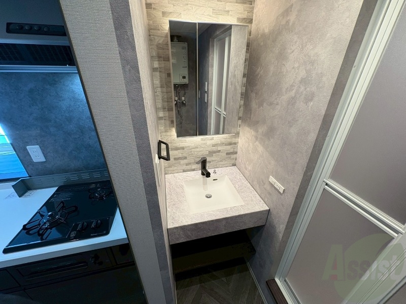 洗面設備　シャンプードレッサーで身支度もラクラクです！