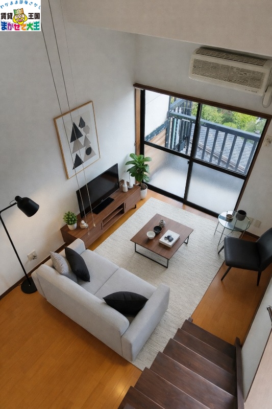 居室・リビング　家具・インテリアはＣＧです