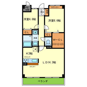 サンラトール甲陽園の間取り写真