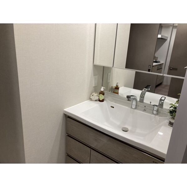 洗面設備　SK RESIDENCES SHINSAIBASHI　洗面所