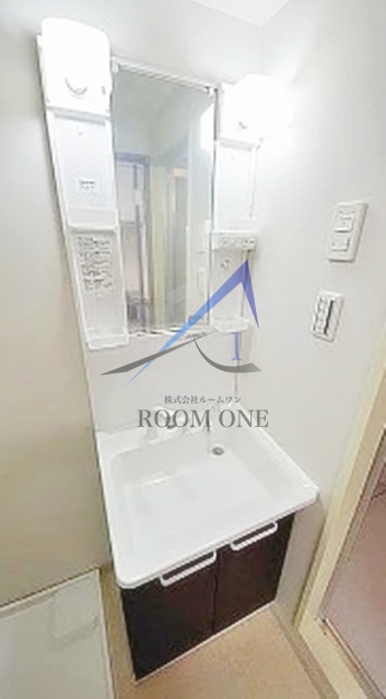 洗面設備　洗面台です。