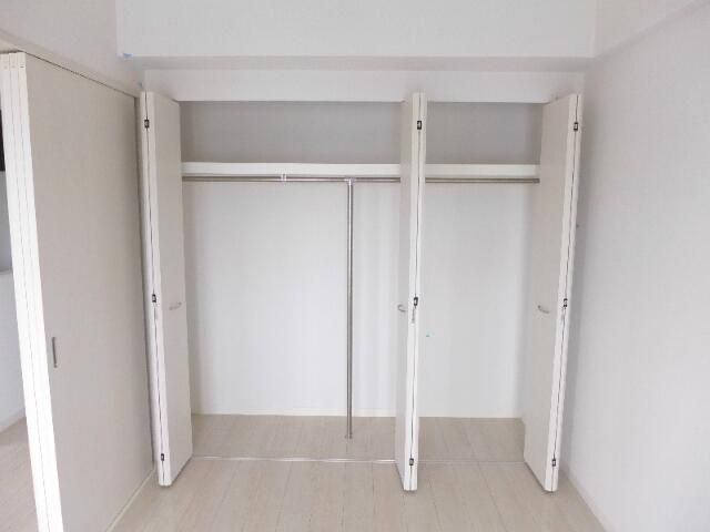 収納　たっぷりとした収納スペースです