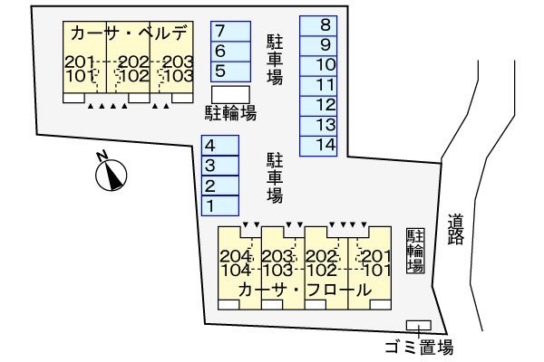 駐車場　敷地内駐車場があります。