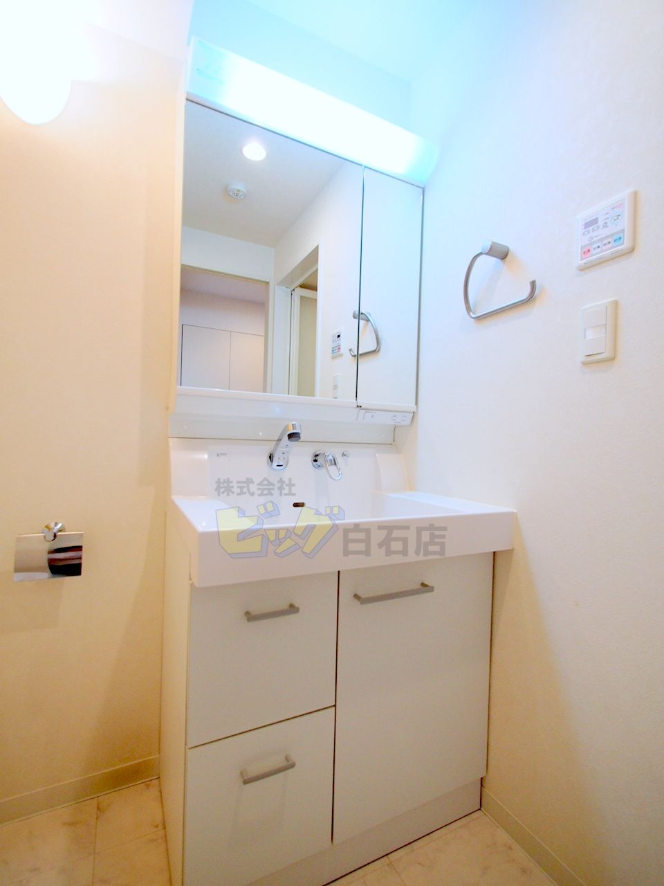 洗面設備　シャンプードレッサー完備しています♪