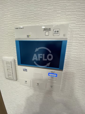 セキュリティ　リーガル靱本町　モニター付きインターホン