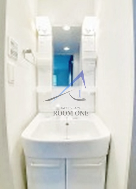 洗面設備　洗面台です。