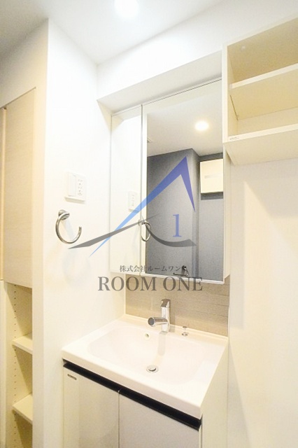洗面設備　洗面台です。