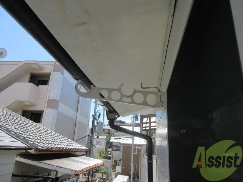 バルコニー　洗濯物干せます